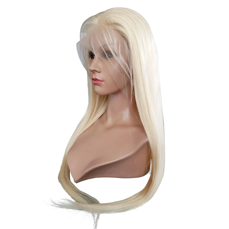 613 Blonde Human Hair Wig Brazilian Full Lace Wig Glueless Wig Cap 30 Inch Hair  LM250